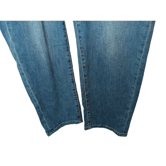 Pilcro by Anthropologie Jeans Women’s 18W Plus Blue Denim Straight Leg Stretch - Picture 5 of 16